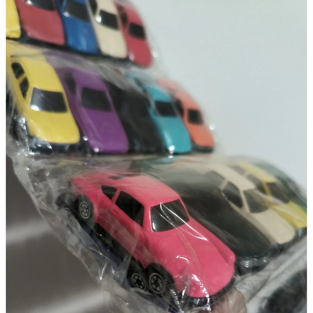 40 Pc Diecast Toy Car Lot Set Sealed Ames Department Store Bargain Bag VTG RARE